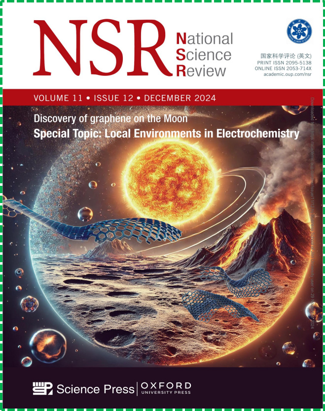研究成果以封面论文发表在National Science Review期刊上 研究成果以封面论文发表在National Science Review期刊上